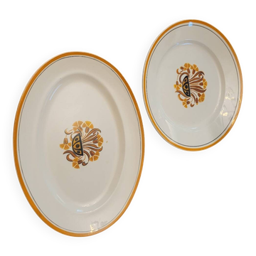 Creil and Montereau dishes