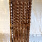 Wicker bread bin - mid-20th century