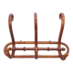 Curved wood wall coat rack bistro KOHN, around 1900, no Thonet