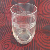 Set of 4 water glasses art deco