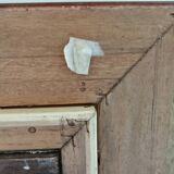 Old oil framed on panel