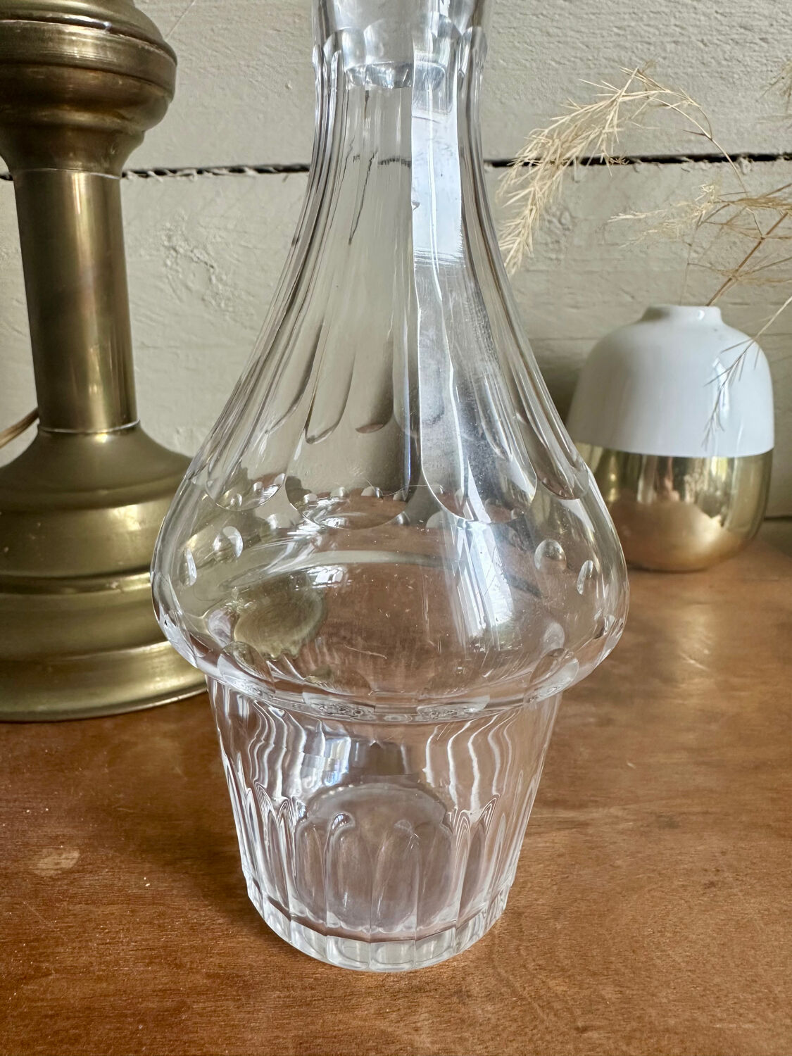 Small glass carafe