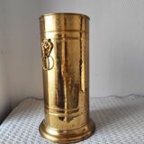 Vintage brass umbrella stand