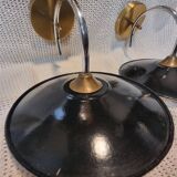 Wall lights in enamelled sheet metal