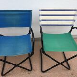 4 Chambord folding armchairs from the 1950s
