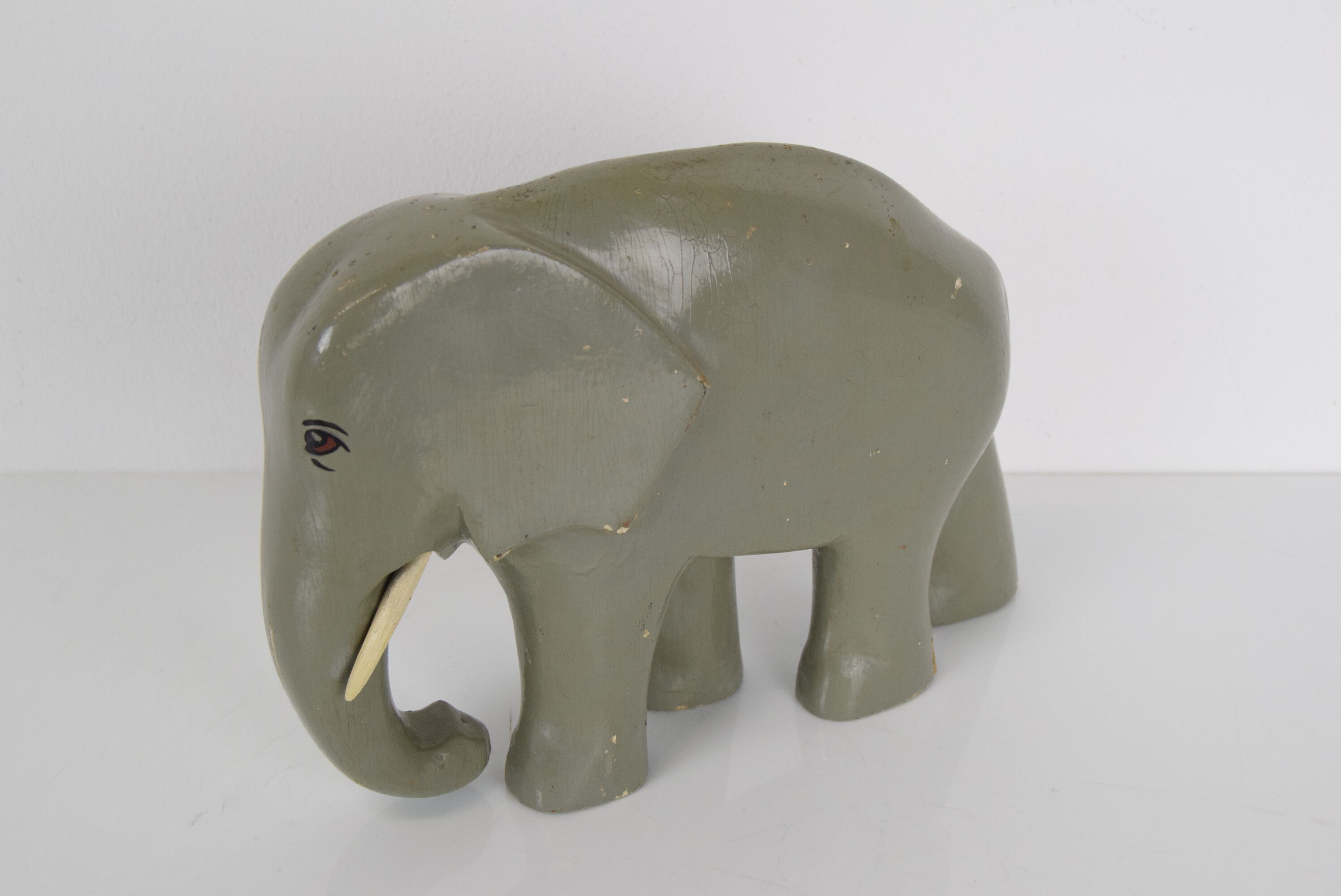 Art deco sculpture wood elephant,circa 1930's