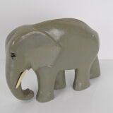 Art deco sculpture wood elephant,circa 1930's
