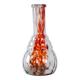 Glass vase, Italian design, 1970s, made in Italy