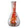 Glass vase, Italian design, 1970s, made in Italy