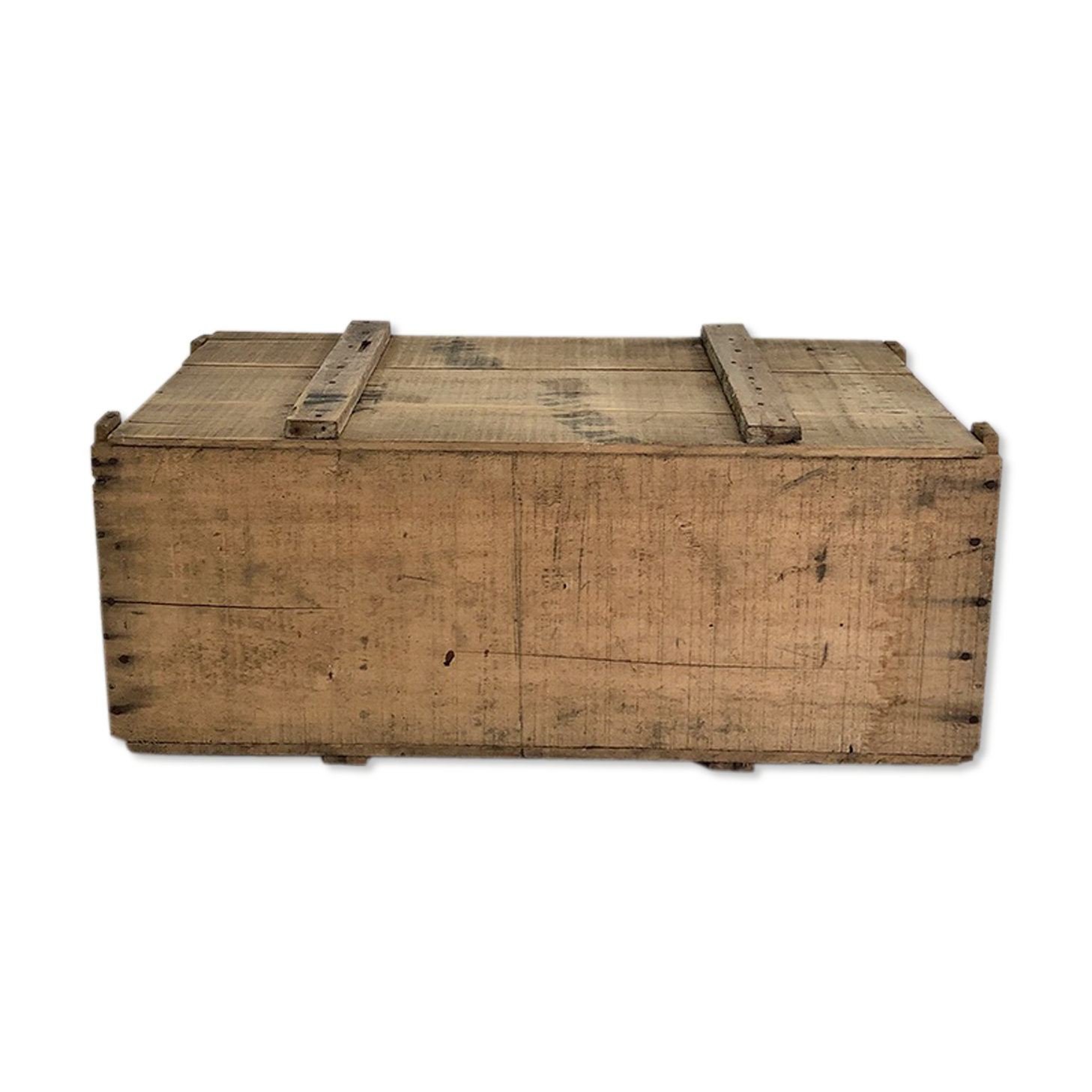 50's vintage wooden crate