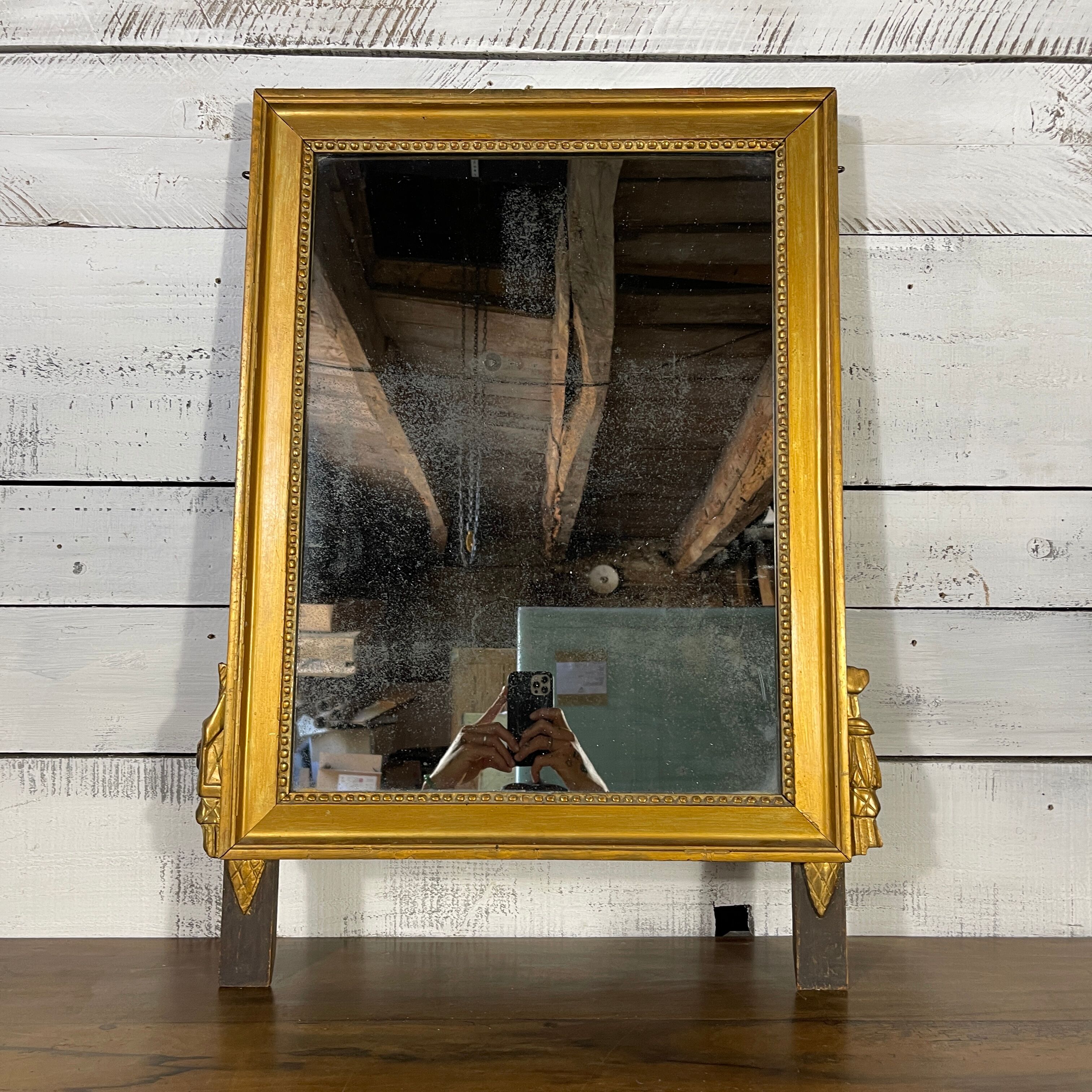 Old gilded mirror 81 x 60 cm