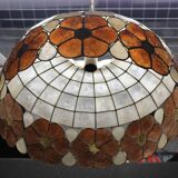 Mother-of-pearl shell pendant light Floral decor