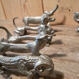 Set of ten knife holders