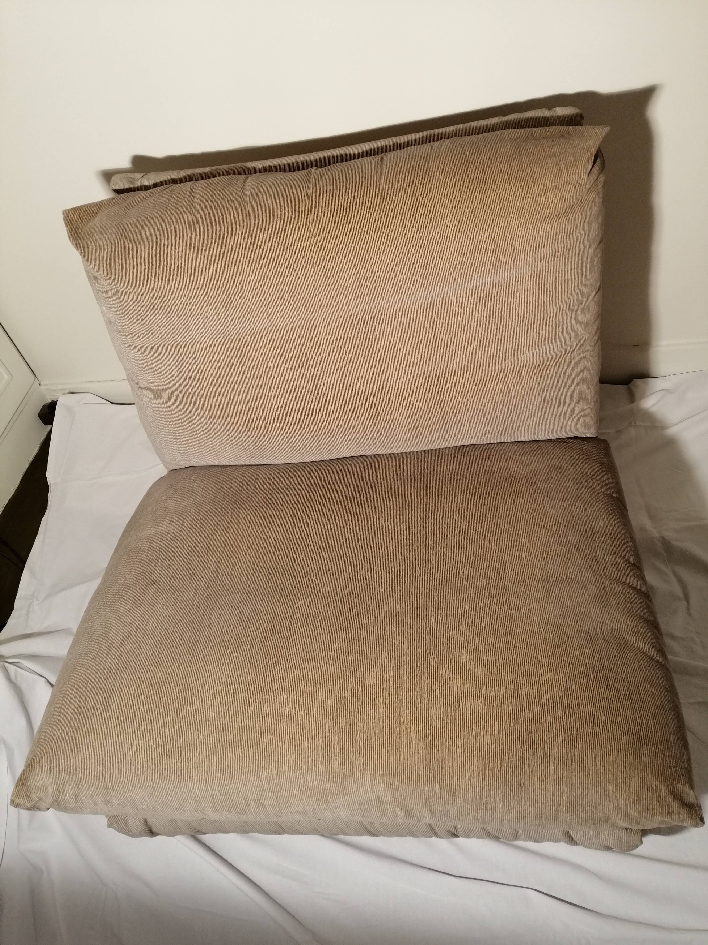 Chauffeuse et pouf Gao Cinna 1970/1980