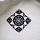 Antique sheet in mestizo with days and embroidery 1.85 x 3.10 m