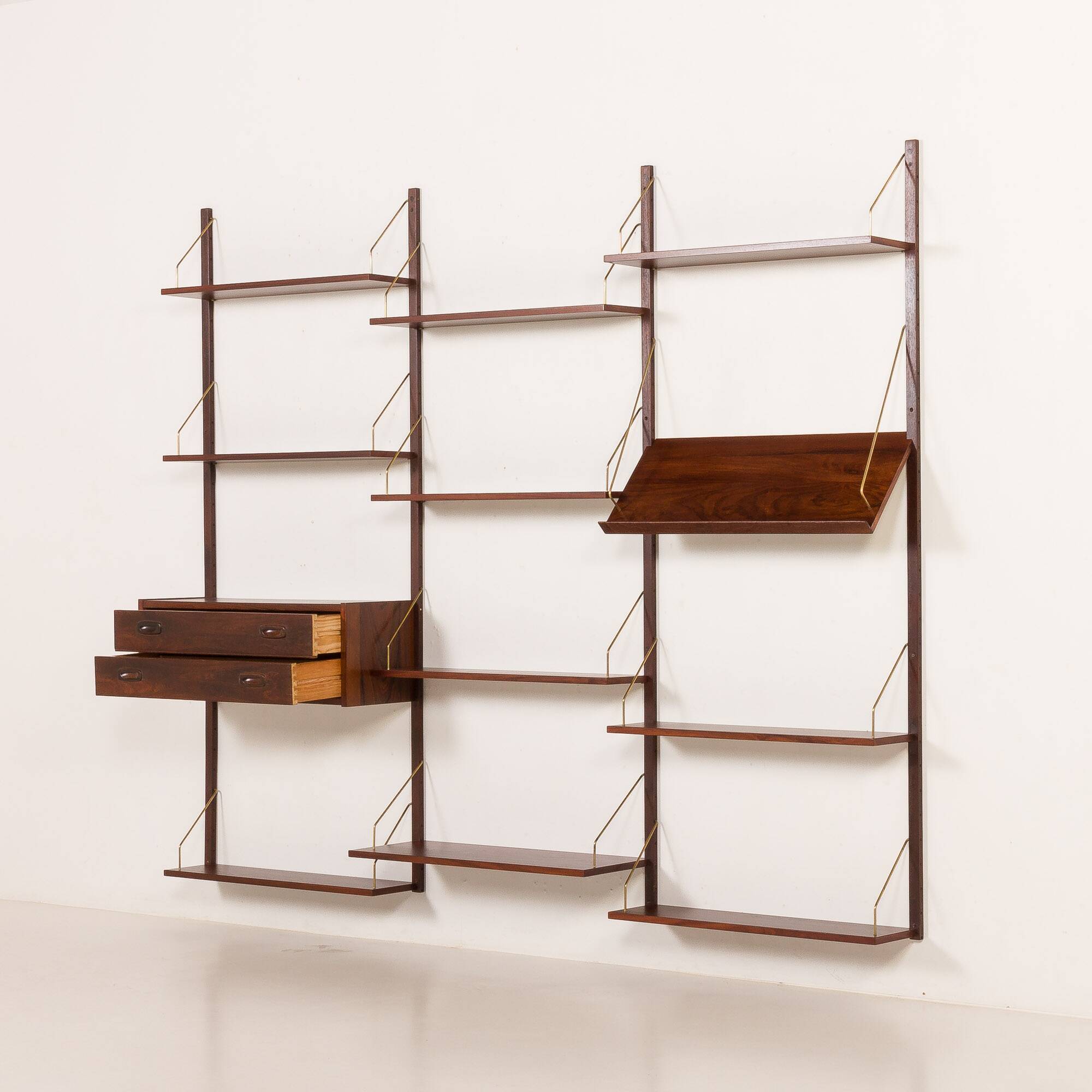Danish mid century PS System rosewood  shelving unit , 1970s