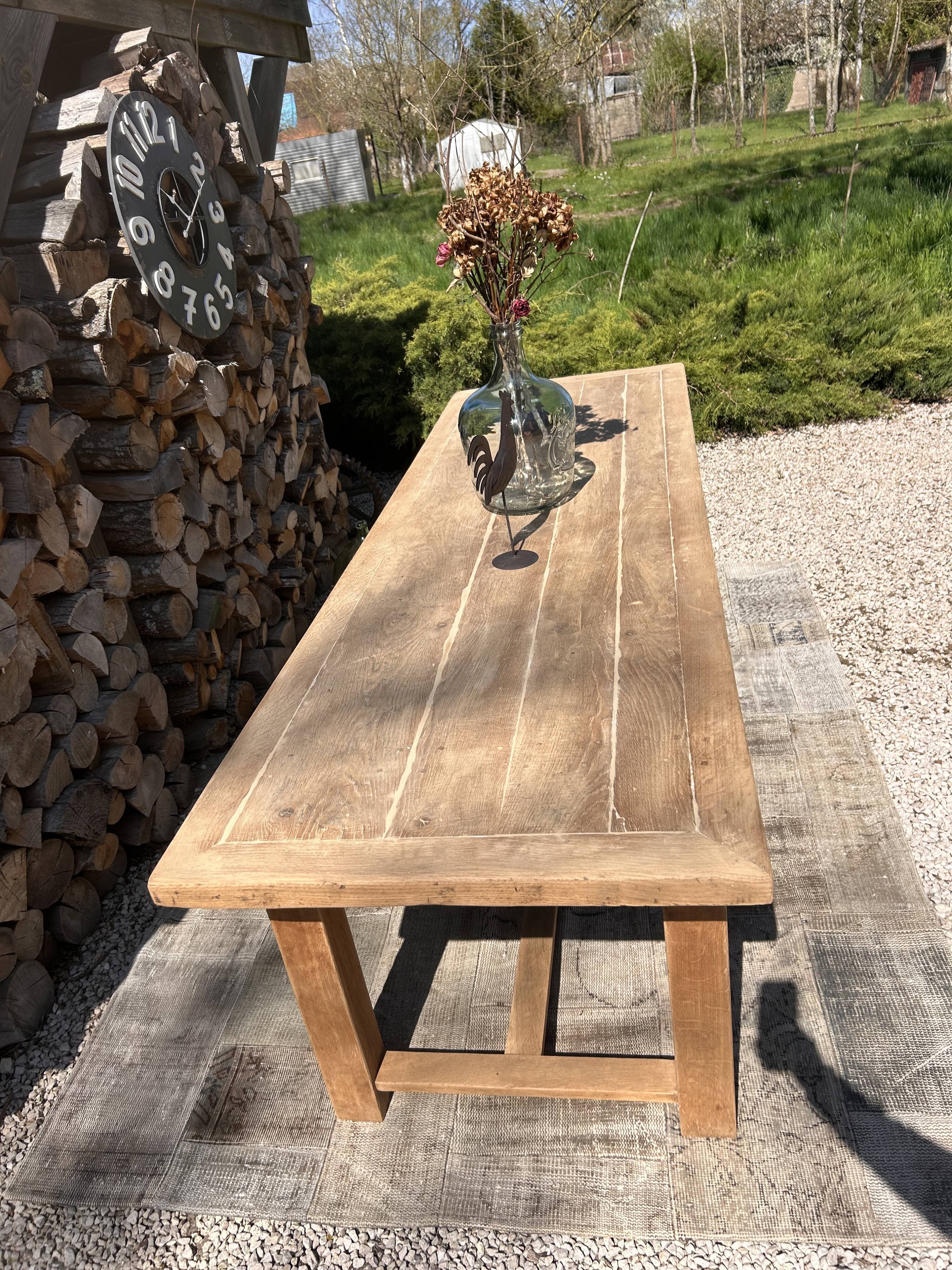 250cm renovated farmhouse table