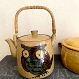 Glazed ceramic teapot, 1980s