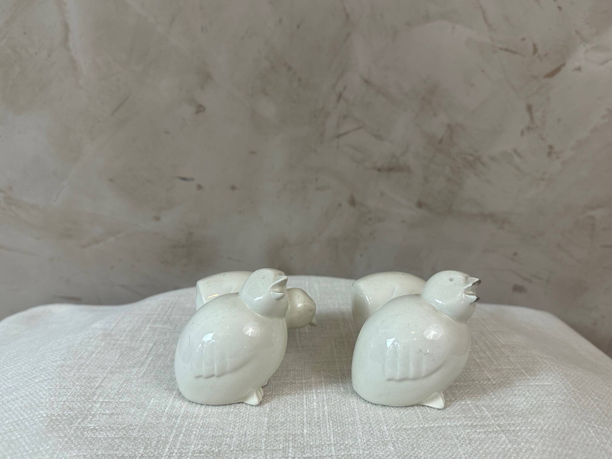 Pair of Art Deco chicks