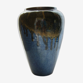 Vase en céramique émaillée  flammée Jean Cacheleux