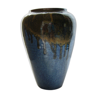 Flamed ceramic vase Jean Cacheleux