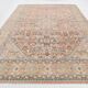 Pink Elegant Decorative Vintage Persian Rug For Living Room, 284x393 Cm