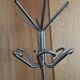 Portemanteau perroquet métal chromé