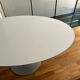 Table ovale vintage pied tulipe Georges Frydman pour EFA 1970