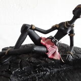 Ashtray colonial art of the 50s