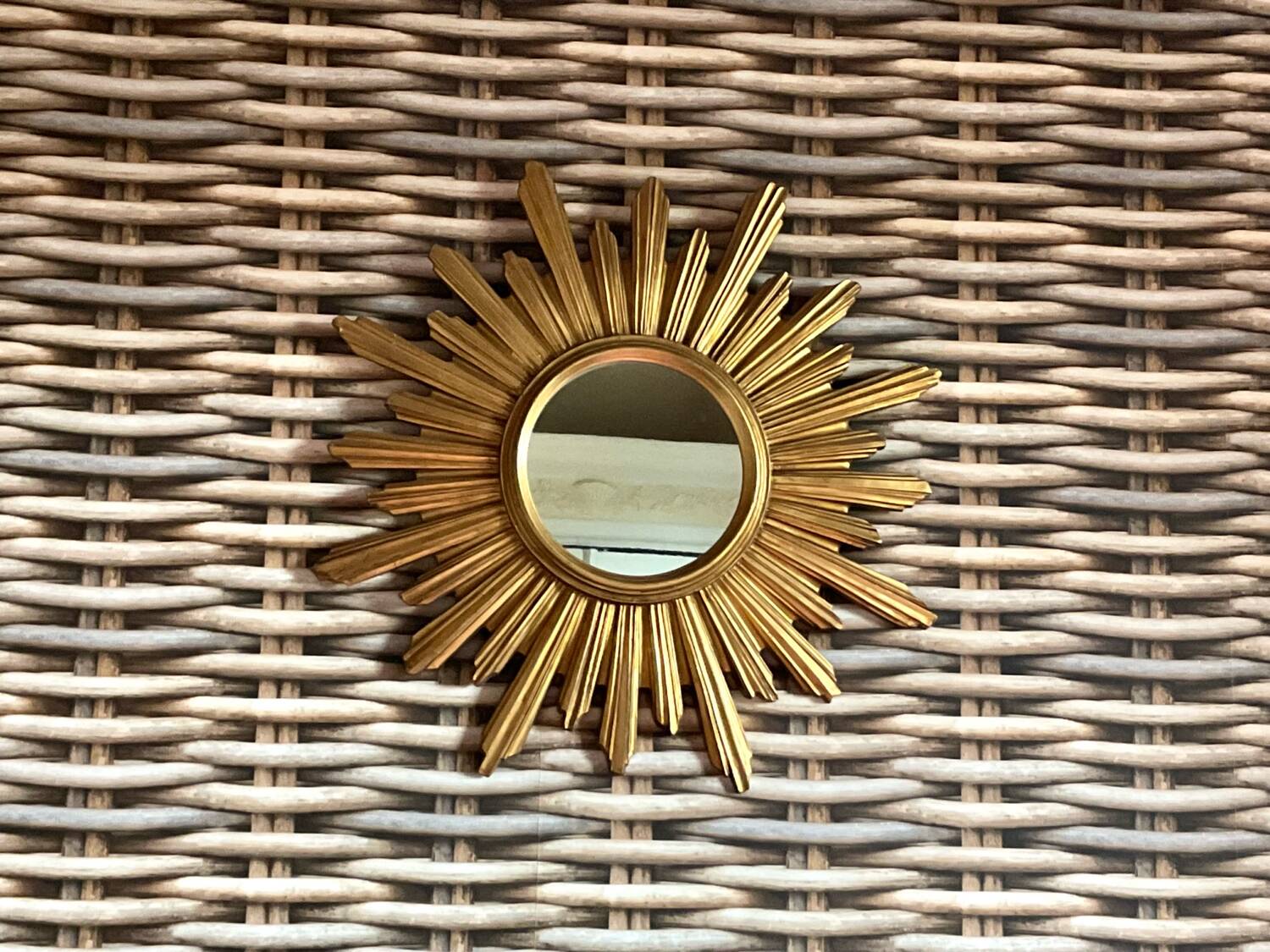 Vintage sun mirror