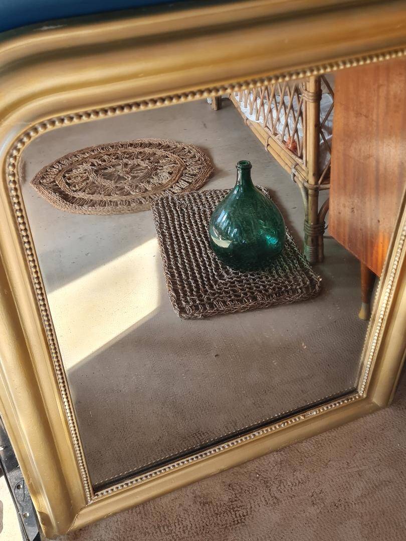 Miroir Louis Philippe doré 88 x 72