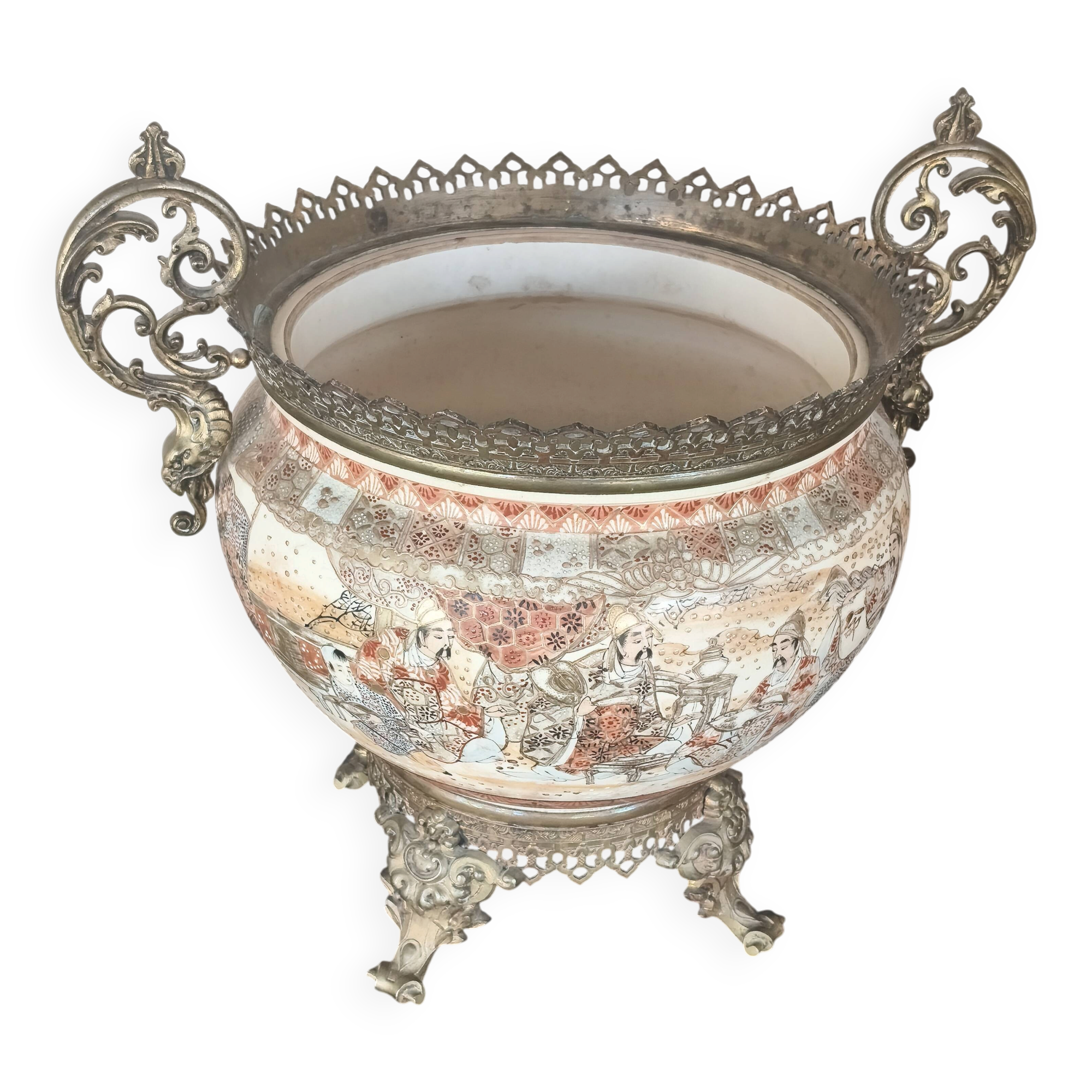 Ancient Chinese Japanese pot vase