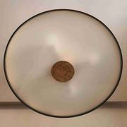 Lustre suspendu, placage racine de bouleau