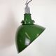 Large Industrial Green Enamel Factory Pendant Lamp from Benjamin, 1960s