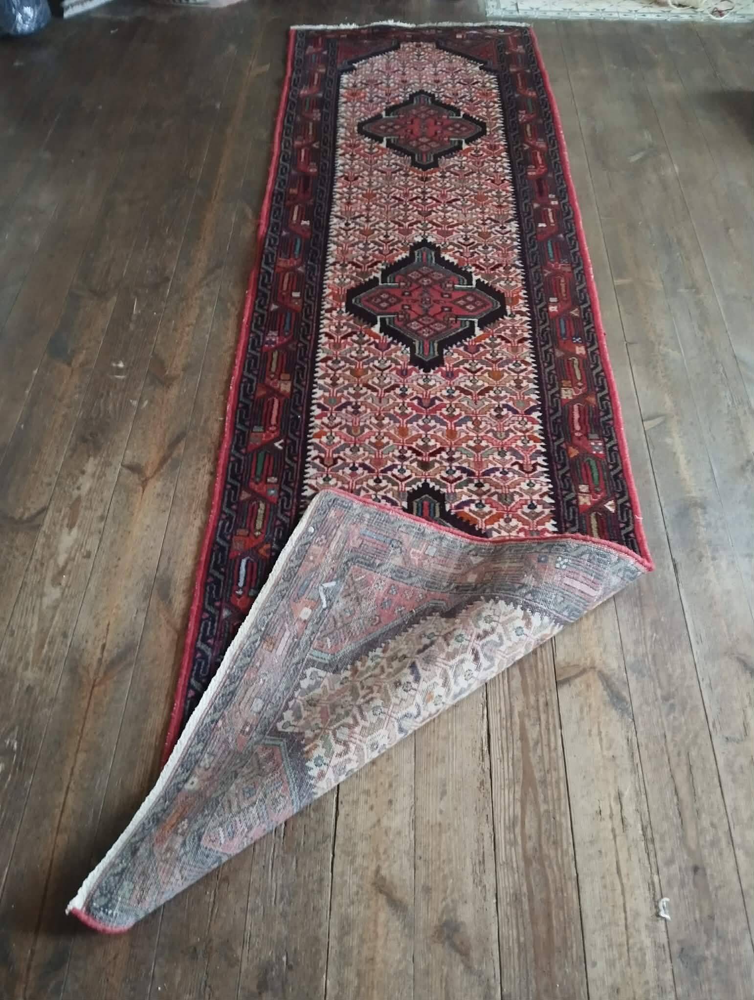 Tapis de coulioiur Persan Abadeh 277x81cm