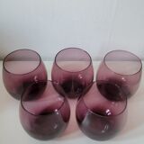 Set of 5 water glasses