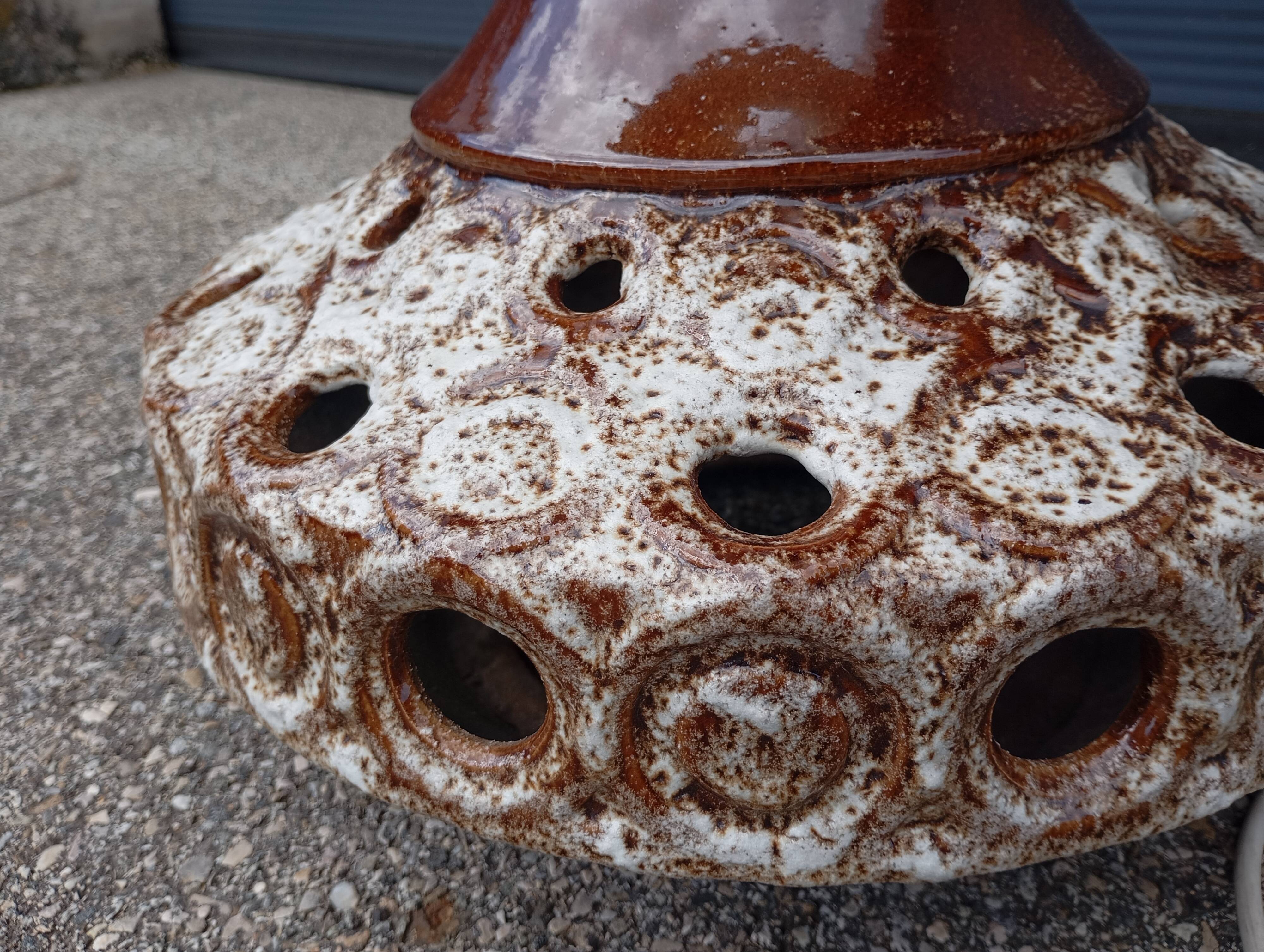 70s ceramic floor lamp