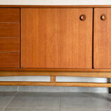 Vintage Scandinavian enfilade from the 60s in teak