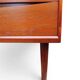 Teak secretary by A. Vodder (attributed), mirror, Denmark 1960s