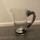 Carafe en étain et cristal