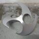 "Propeller" coffee table designed by Knut Hesterberg, Ronald Schmitt edition