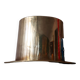Champagne bucket hat in gilded brass