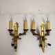 Pair Of Brass Sconces