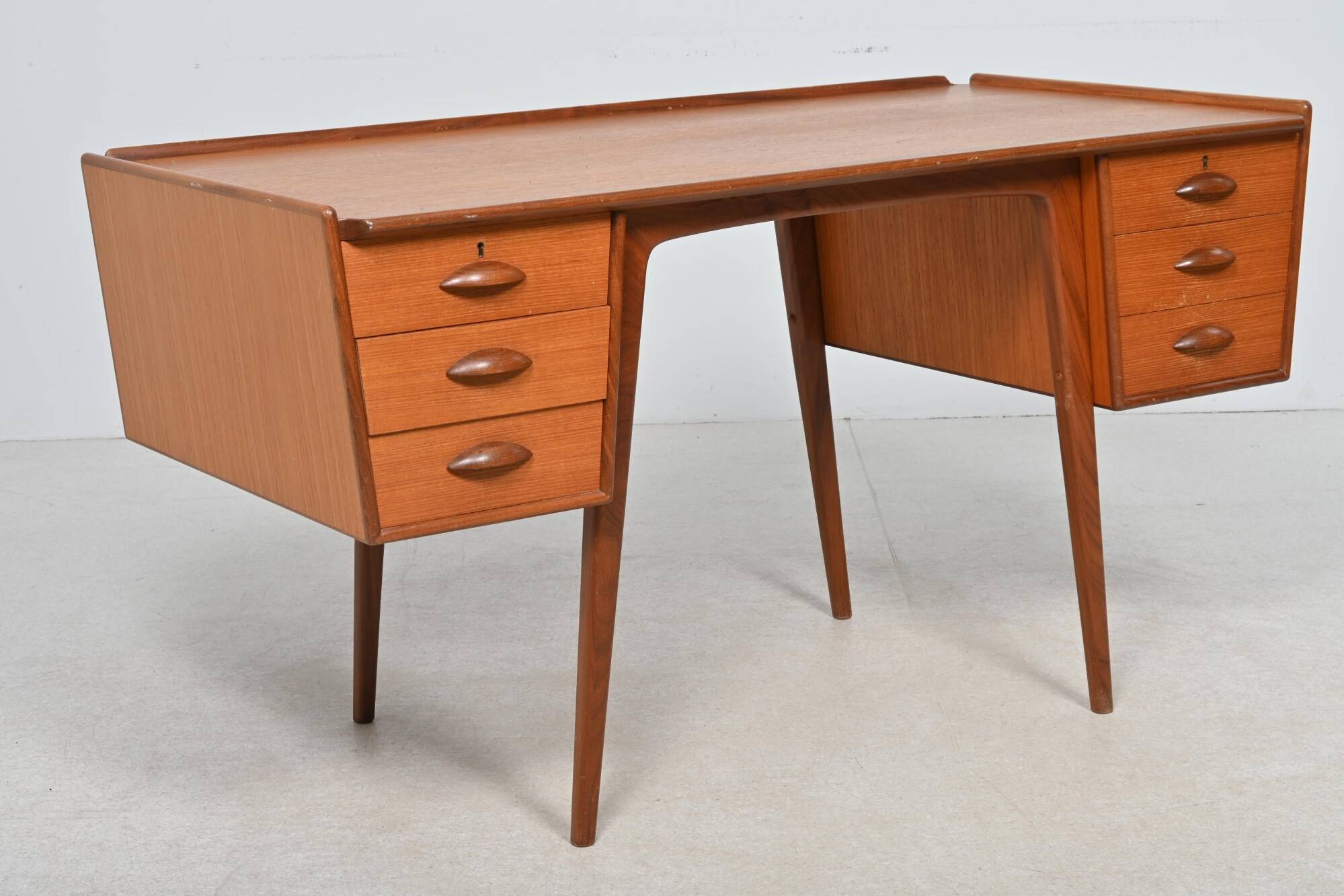 Office "Pl. Uddebo" in teak by Svante Skogh for AB Möbelfabriken Sweden 1960s