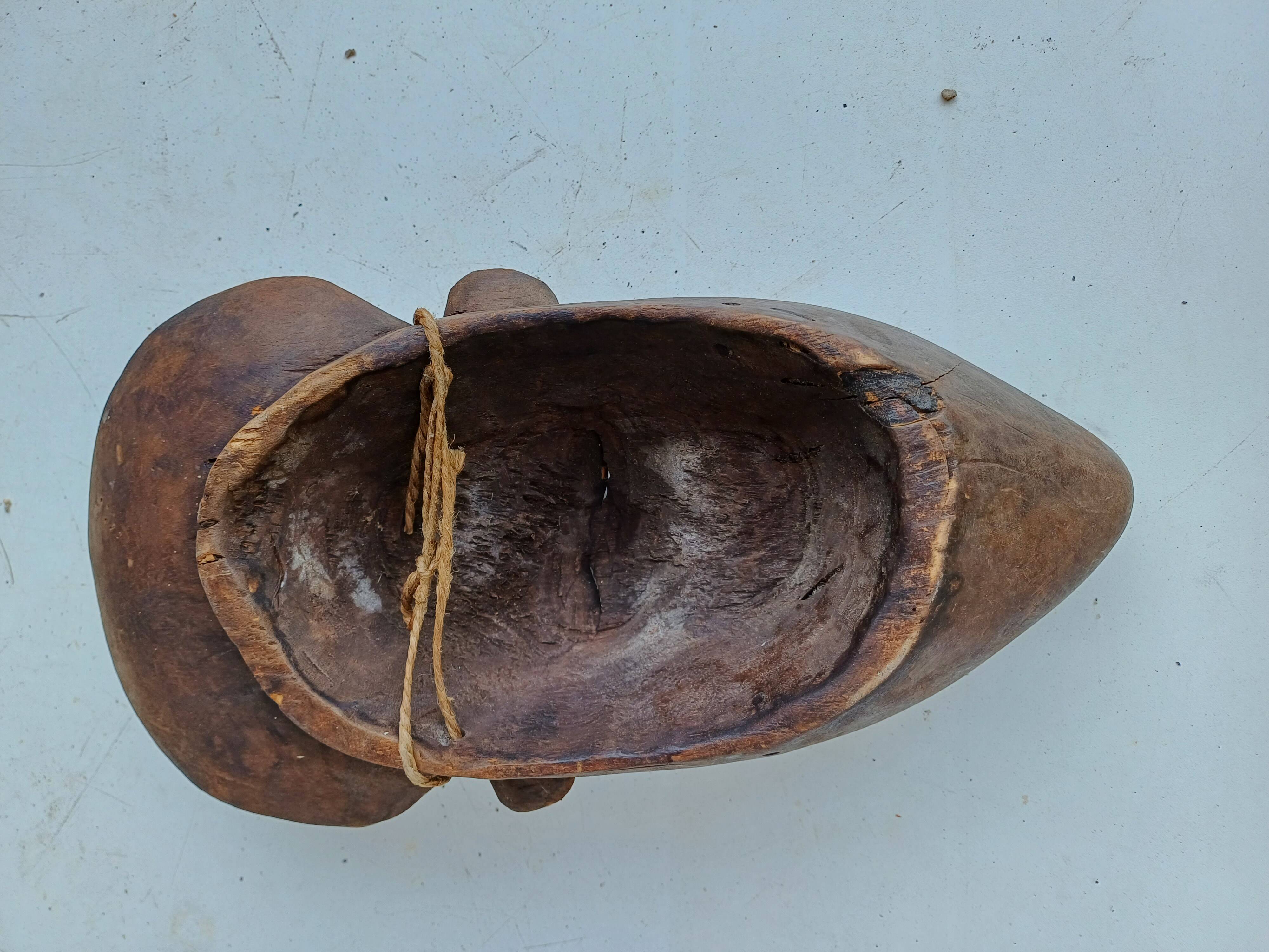 African wooden mask from the 50s