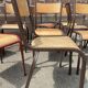 Set of 10 mismatched industrial chairs vintage mullca