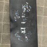 Chinese coffee table lacquered and mother-of-pearl