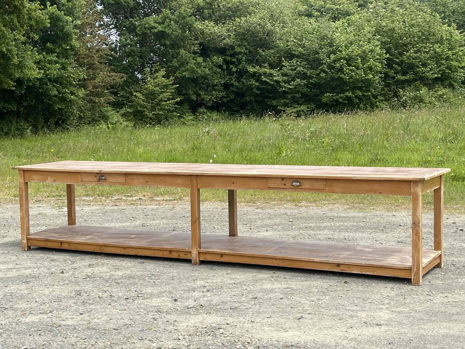1930s fir draper table