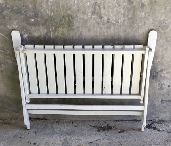 Banc de jardin pliable en bois - vintage 1960