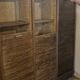 Beau meuble classeur ancien en bois, composé de 3 compartiments avec
